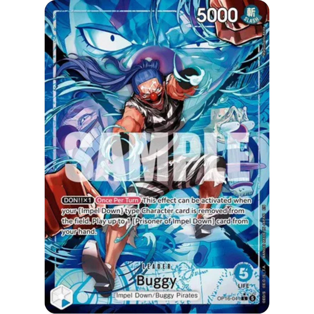 Buggy (041) (Alternate Art) (OP16-041) - The Time of Battle Foil