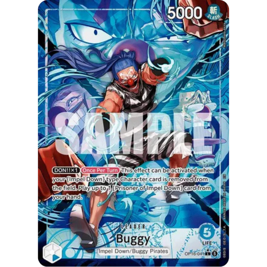 Buggy (041) (Alternate Art) (OP16-041) - The Time of Battle Foil