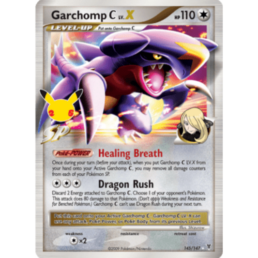 Garchomp C LV.X 145/147  - Holofoil Celebrations Classic Collection - Classic Collection