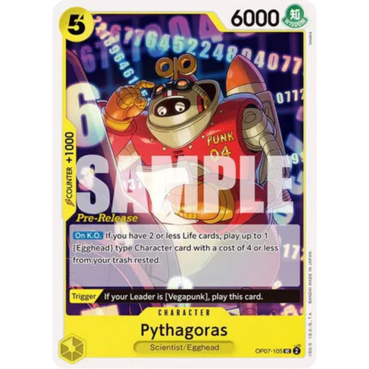 Pythagoras (OP07-105) - 500 Years in the Future Pre-Release Cards