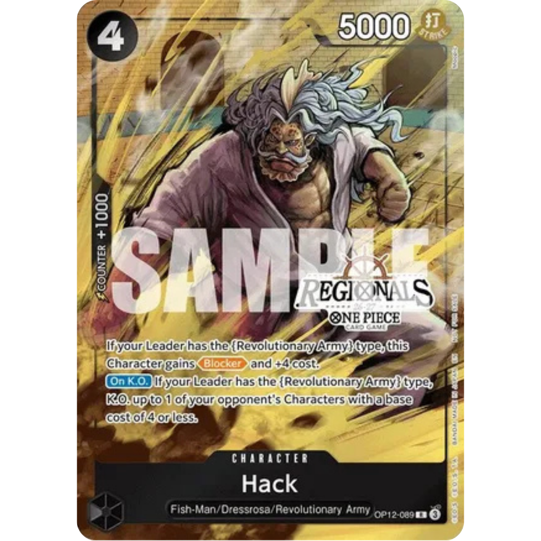 Hack (Regional Participation Pack 2026 Vol.1) (OP12-089) - One Piece Promotion Cards Foil
