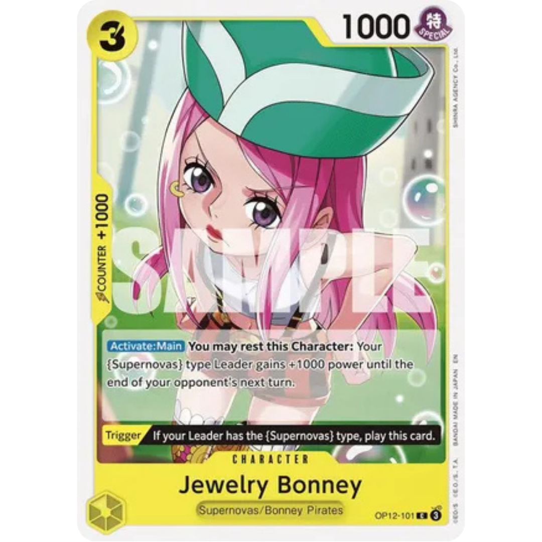Jewelry Bonney (101) (OP12-101) - Legacy of the Master