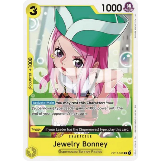 Jewelry Bonney (101) (OP12-101) - Legacy of the Master