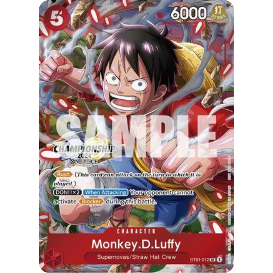 Monkey.D.Luffy (CS 2024 Celebration Pack) (ST01-012) - One Piece Promotion Cards Foil