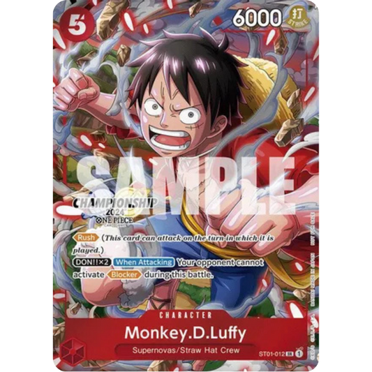 Monkey.D.Luffy (CS 2024 Celebration Pack) (ST01-012) - One Piece Promotion Cards Foil