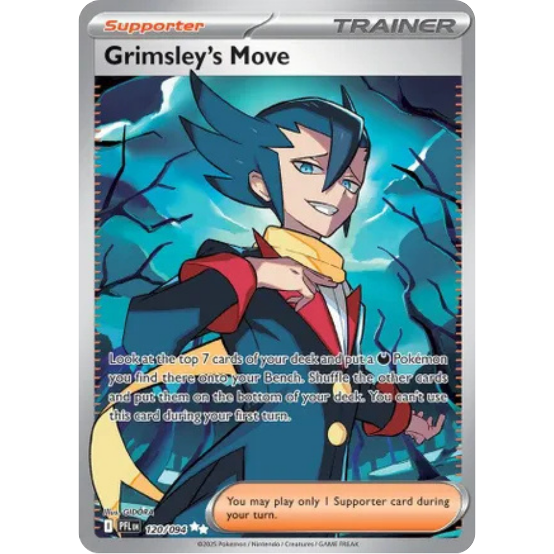 Grimsley's Move 120/094  - Holofoil ME02 Phantasmal Flames - Ultra Rare