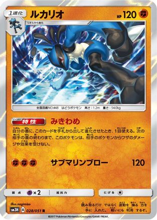 Lucario (028/051) - SM3H To Have Seen the Battle Rainbow Holofoil