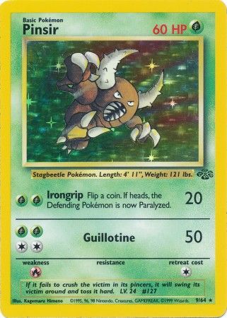Pinsir (9) 009/64  Jungle - Holo Rare