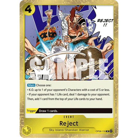 Reject (OP06-116) - Wings of the Captain Foil