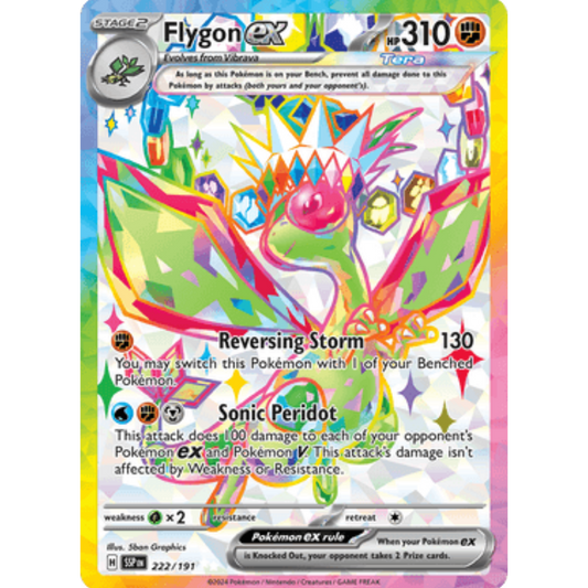 Flygon ex 222/191  - Holofoil SV08 Surging Sparks - Ultra Rare