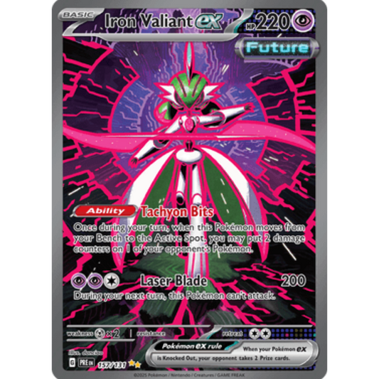 Iron Valiant ex 157/131  - Holofoil SV Prismatic Evolutions - Special Illustration Rare