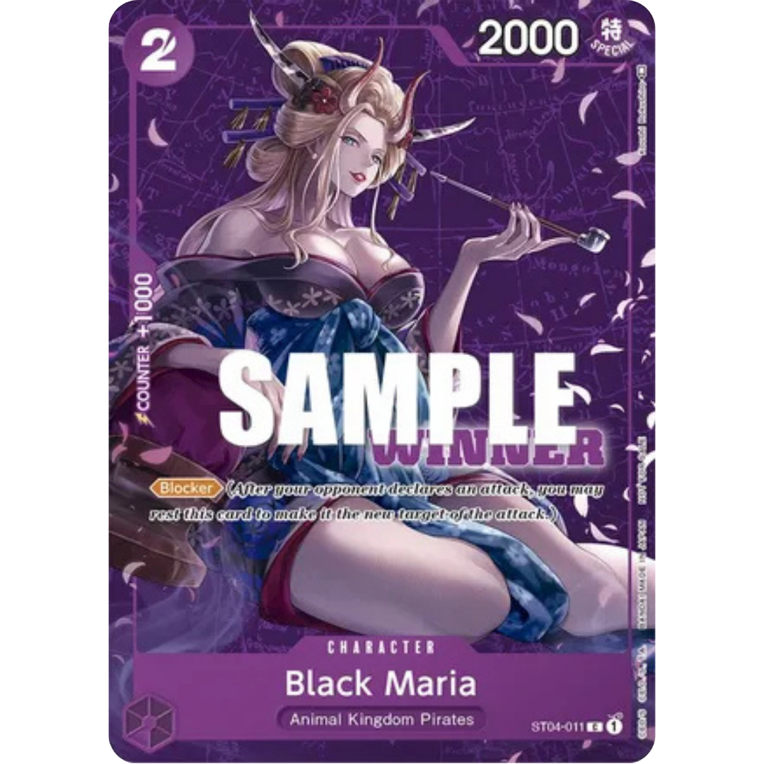 Black Maria (Tournament Pack Vol. 2) [Winner] (ST04-011) - One Piece Promotion Cards
