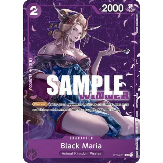 Black Maria (Tournament Pack Vol. 2) [Winner] (ST04-011) - One Piece Promotion Cards
