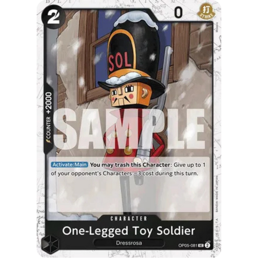 One-Legged Toy Soldier (Jolly Roger Foil) (OP05-081) - Premium Booster -The Best- Foil