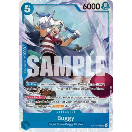 Buggy (048) (OP16-048) - The Time of Battle Foil