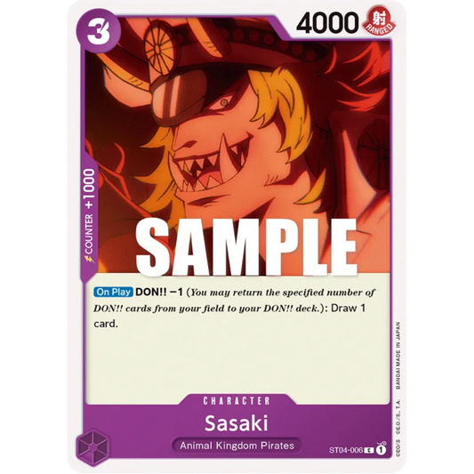 Sasaki (ST04-006) - Starter Deck 4: Animal Kingdom Pirates