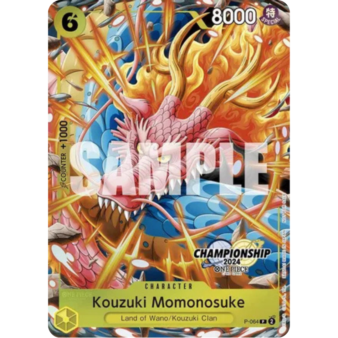 Kouzuki Momonosuke (CS 2024 Event Pack Finalist) (P-064) - One Piece Promotion Cards Foil