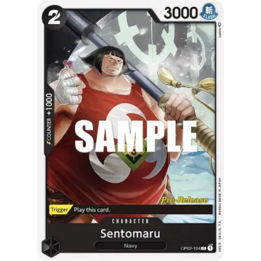 Sentomaru (OP02-104) - Paramount War Pre-Release Cards