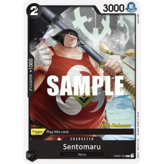 Sentomaru (OP02-104) - Paramount War Pre-Release Cards