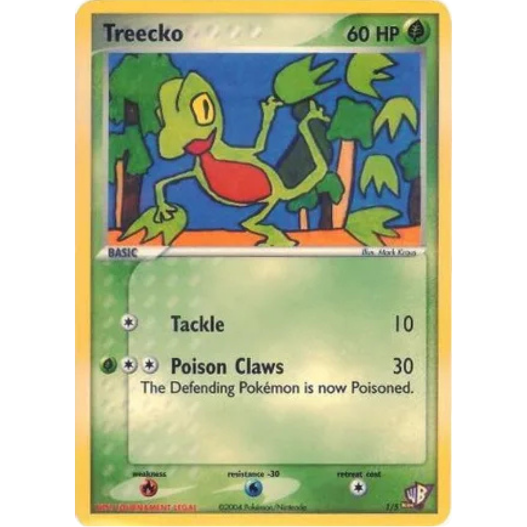 Treecko - 1/5/5  Kids WB Promos - Promo