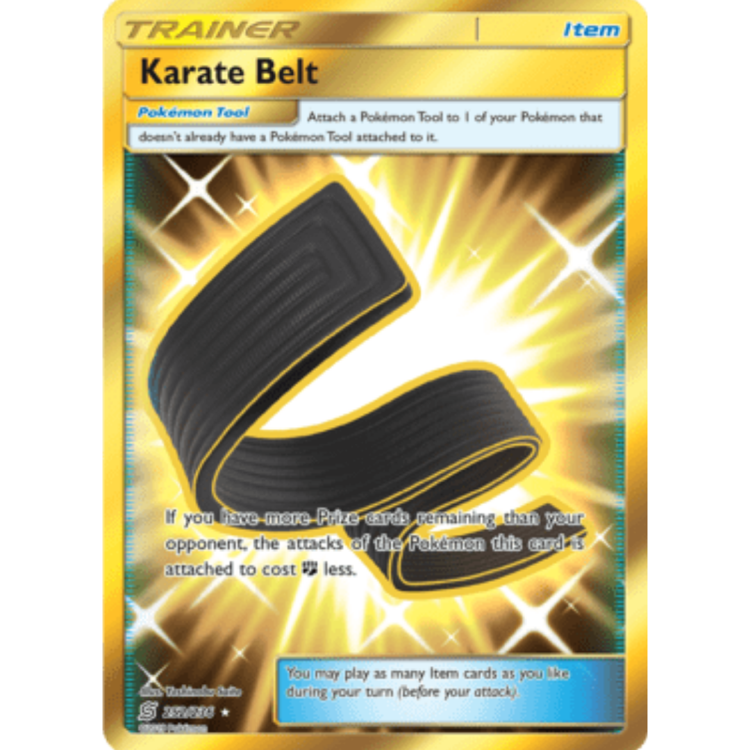 Karate Belt (Secret) 252  - Holofoil SM  Unified Minds - Secret Rare