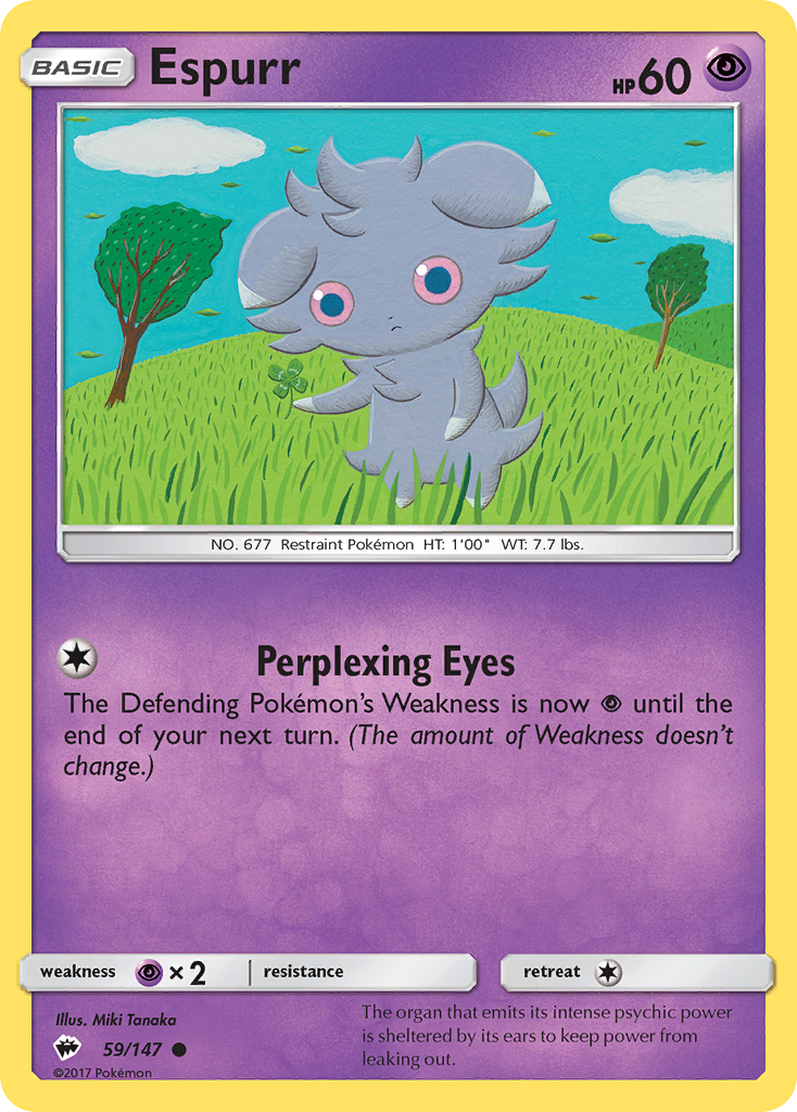 Espurr 059  SM  Burning Shadows - Common