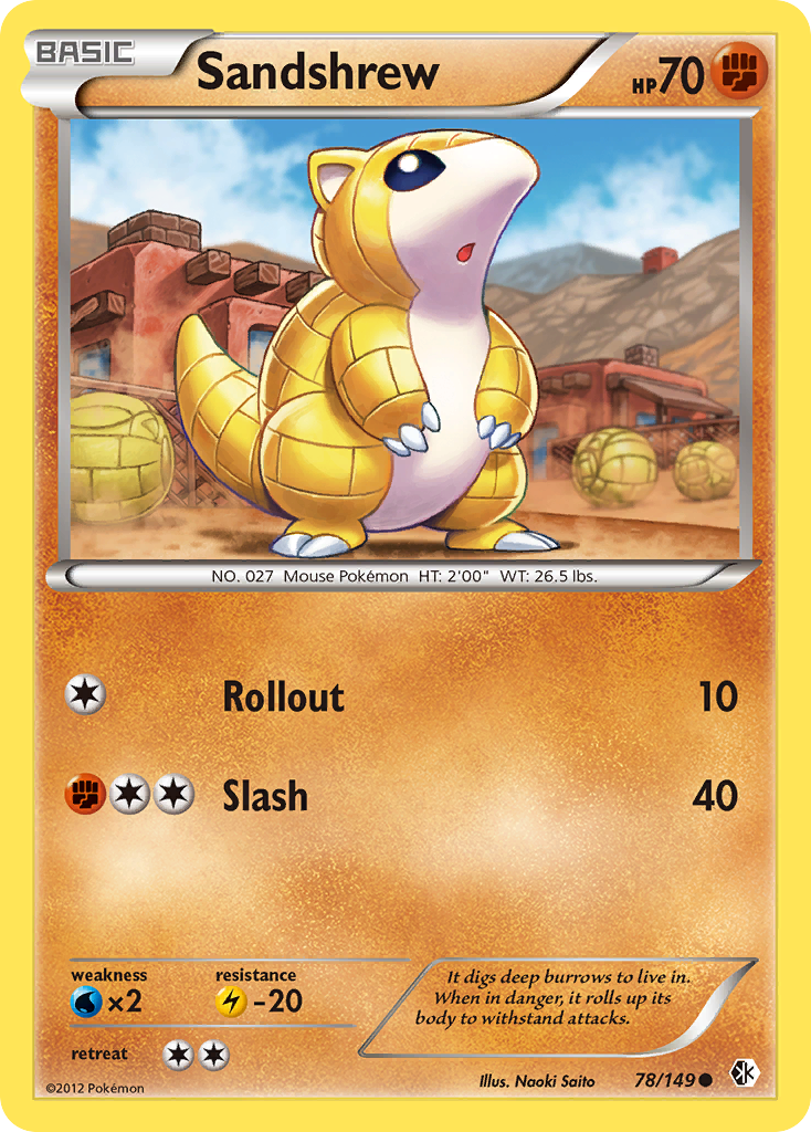 Sandshrew  Boundaries Crossed - Common