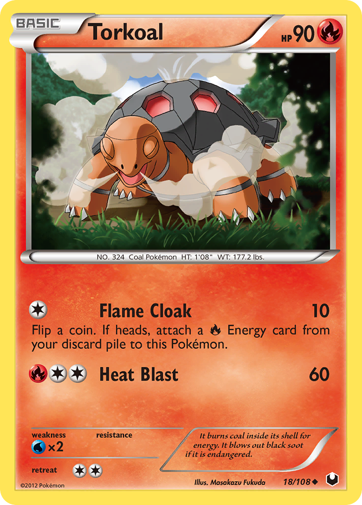 Torkoal  Dark Explorers - Uncommon