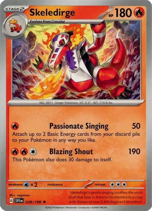 Skeledirge/198  Deck Exclusives - Rare