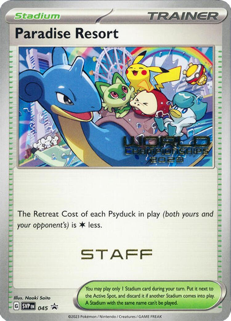 Paradise Resort 045  SV Scarlet & Violet Promo Cards - Promo