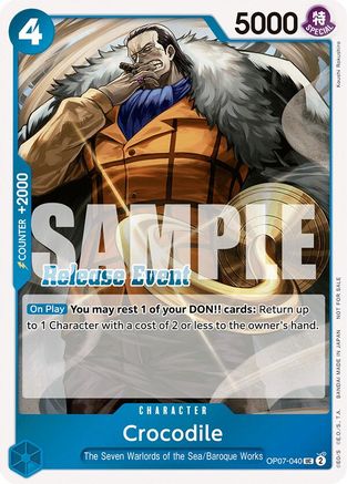 Crocodile (ST15 - ST20 Release Event Winner Pack) (OP07-040) - One Piece Promotion Cards Foil