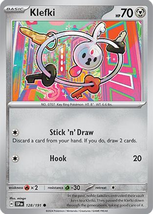 Klefki 128  SV08 Surging Sparks - Common