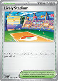 Lively Stadium 180  - Reverse Holofoil SV08 Surging Sparks - Uncommon