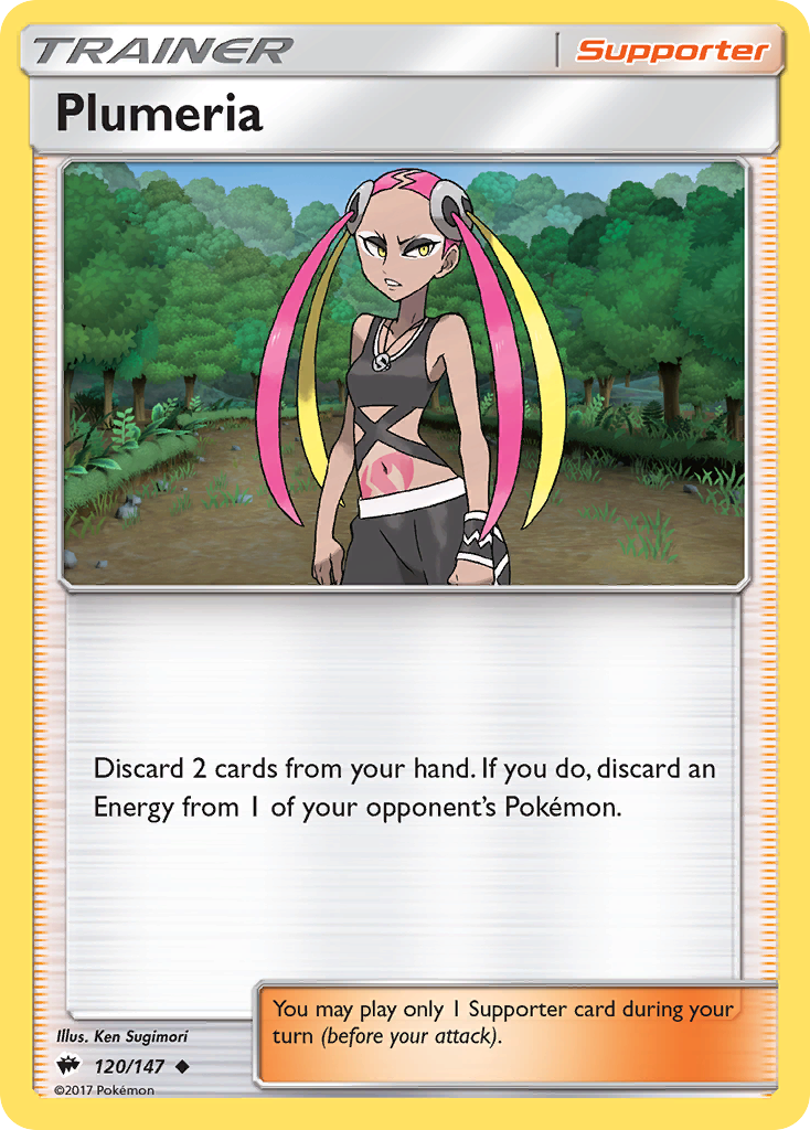 Plumeria 120  SM  Burning Shadows - Uncommon
