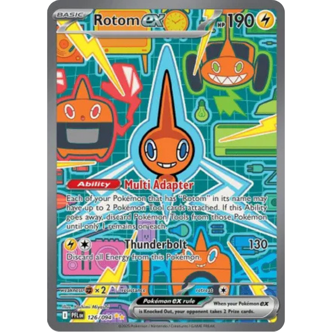 Rotom ex 126/094  - Holofoil ME02 Phantasmal Flames - Special Illustration Rare