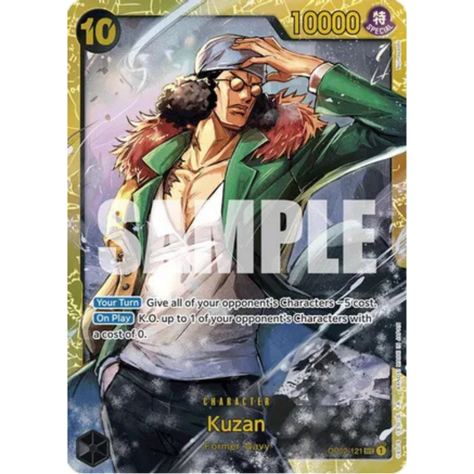 Kuzan (OP02-121) (Reprint) (OP02-121) - Premium Booster -The Best- Foil