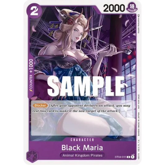 Black Maria (Tournament Pack Vol. 2) (ST04-011) - One Piece Promotion Cards
