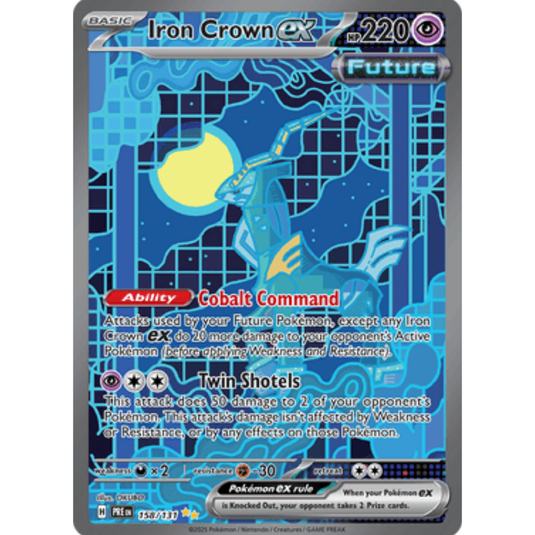 Iron Crown ex 158  - Holofoil SV Prismatic Evolutions - Special Illustration Rare