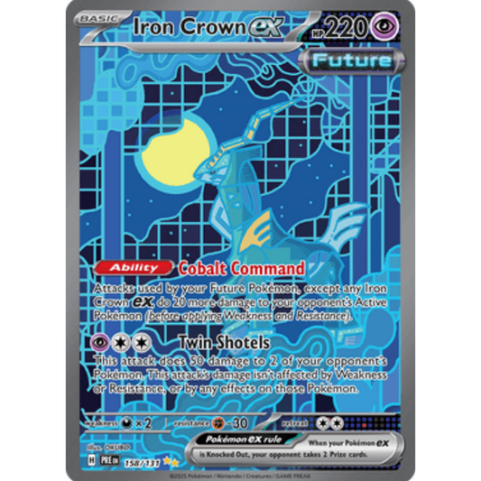 Iron Crown ex 158/131  - Holofoil SV Prismatic Evolutions - Special Illustration Rare
