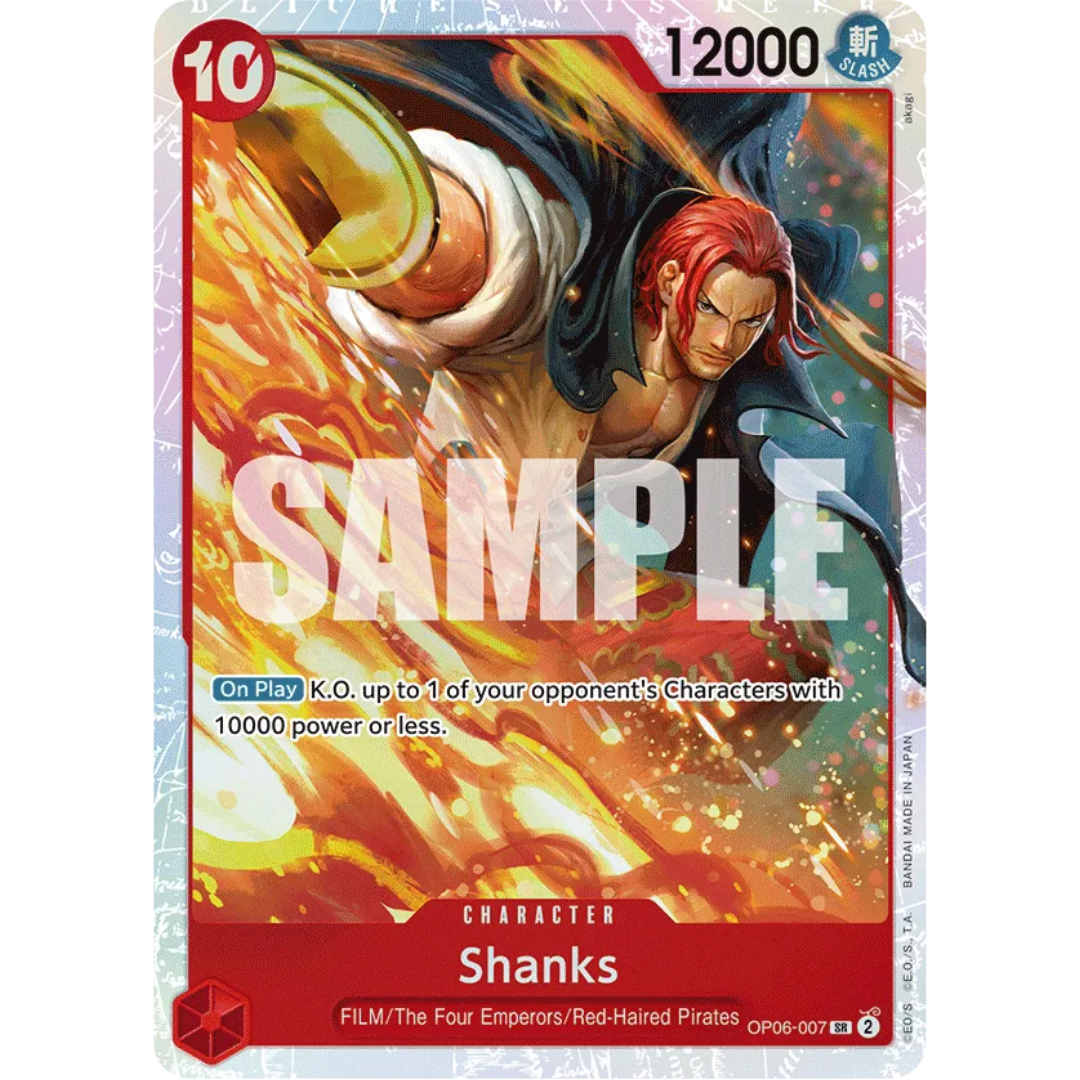 Shanks (OP06-007) - Wings of the Captain Foil