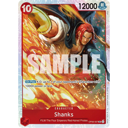 Shanks (OP06-007) - Wings of the Captain Foil