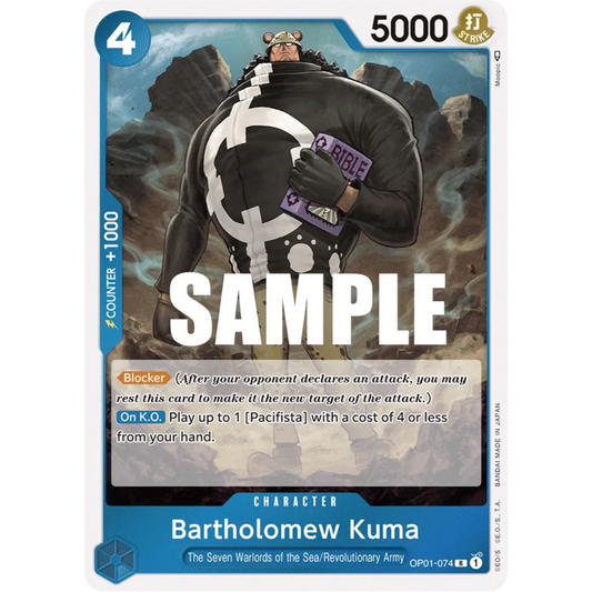 Bartholomew Kuma (OP01-074) - Romance Dawn Foil