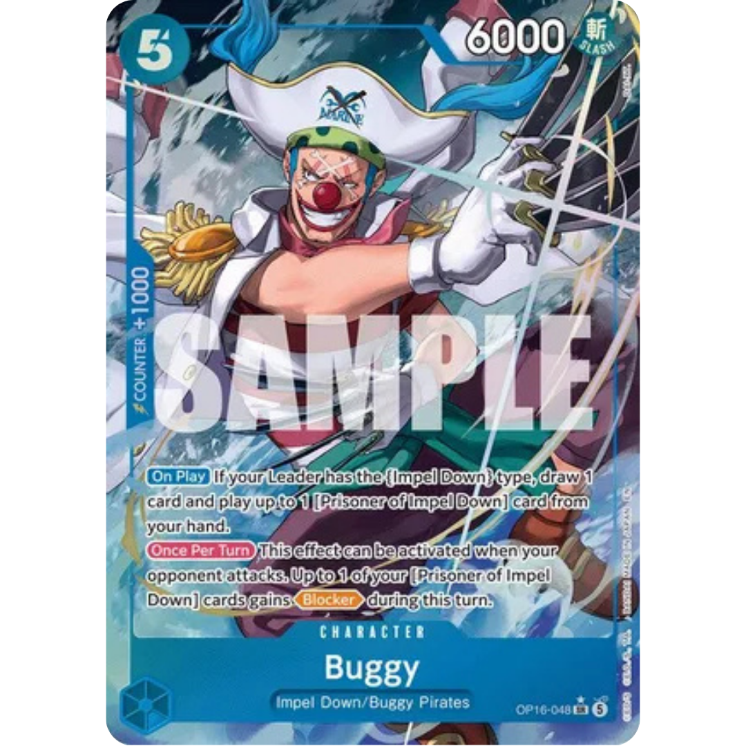 Buggy (048) (Alternate Art) (OP16-048) - The Time of Battle Foil