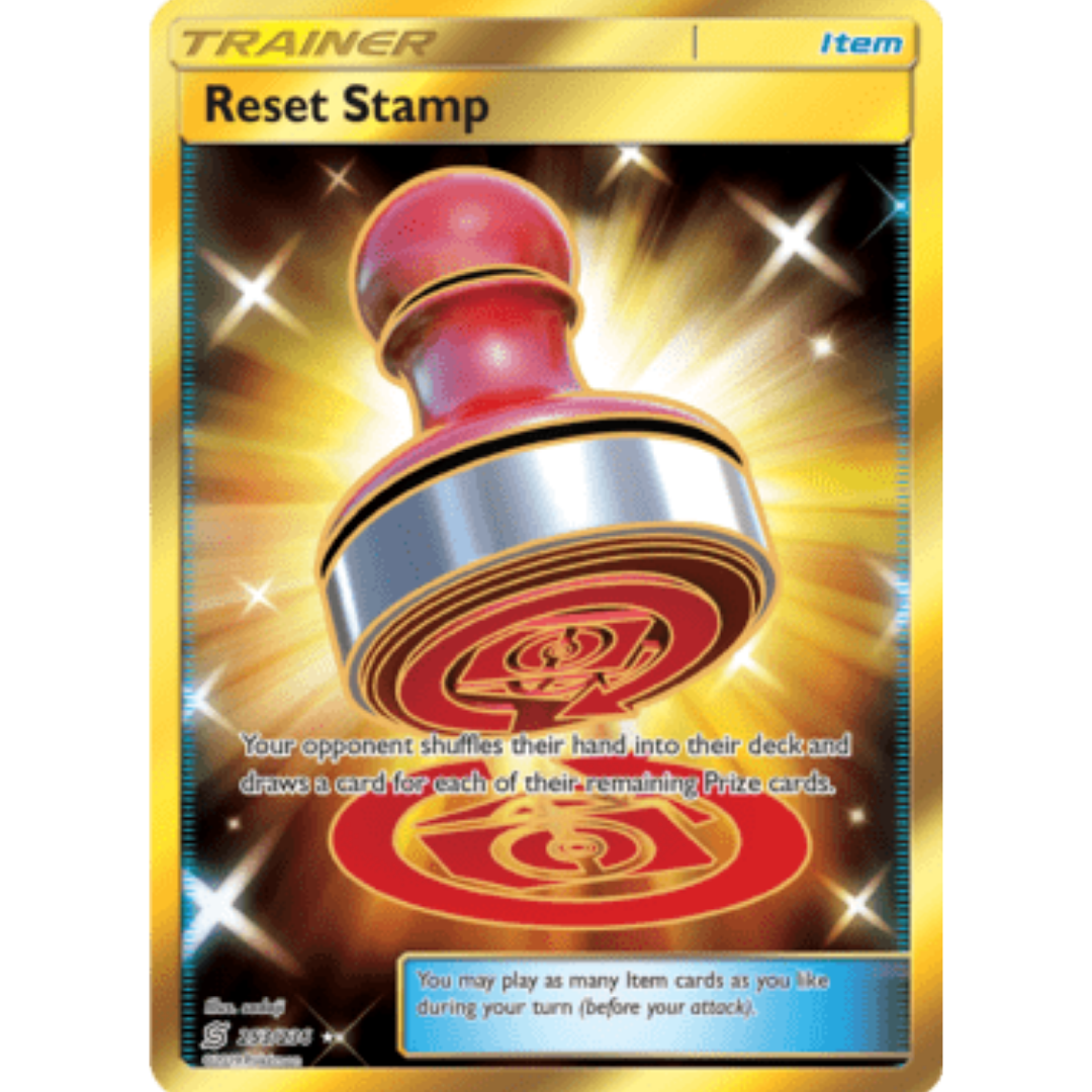 Reset Stamp (Secret) 253  - Holofoil SM  Unified Minds - Secret Rare