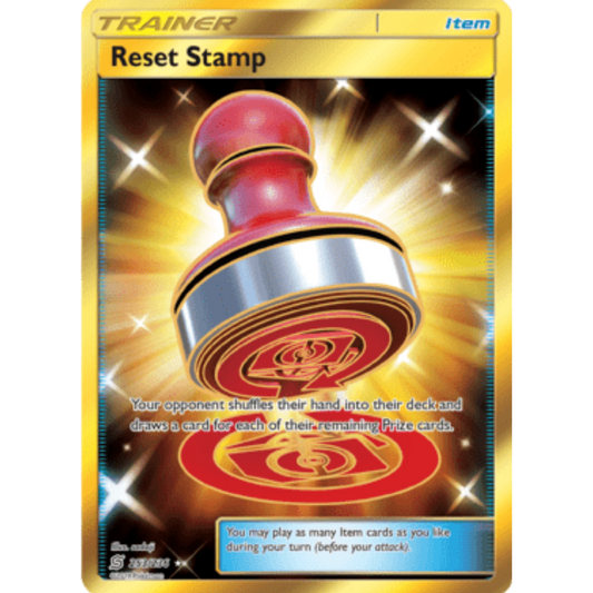 Reset Stamp (Secret) 253  - Holofoil SM  Unified Minds - Secret Rare