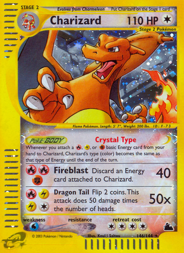 Charizard  - Holofoil Skyridge - Secret Rare