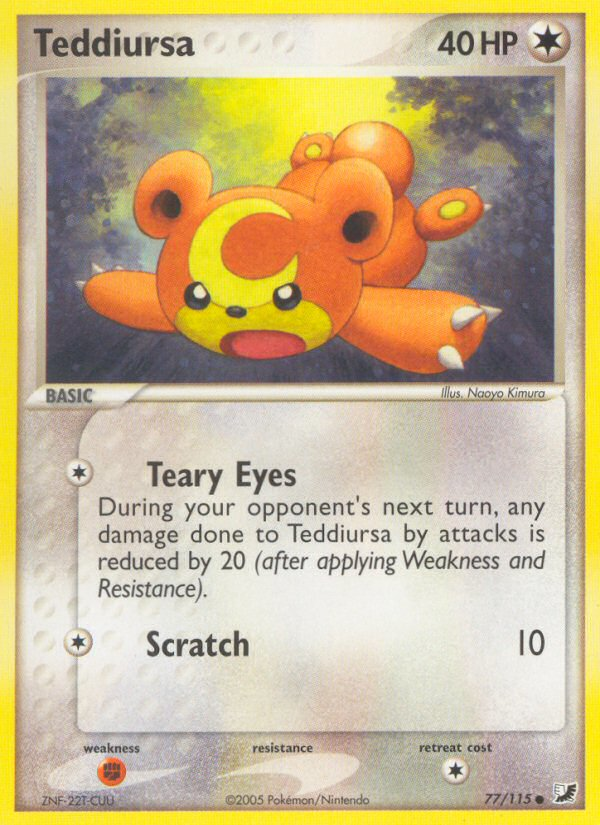 Teddiursa/115  Unseen Forces - Common