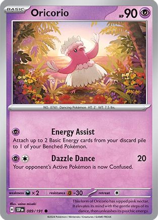 Oricorio 089/191  SV08 Surging Sparks - Common