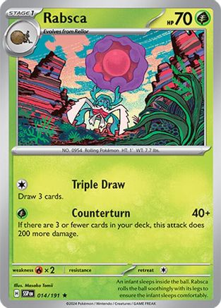 Rabsca 014  - Reverse Holofoil SV08 Surging Sparks - Rare
