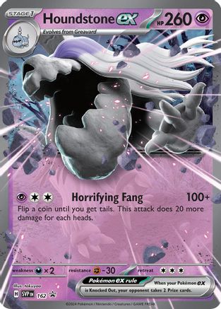 Houndstone ex 162  - Holofoil SV Scarlet & Violet Promo Cards - Promo
